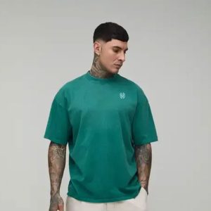 T-Shirts Tall Oversized Extended Neck Washed Palm Springs Graphic T-Shirt