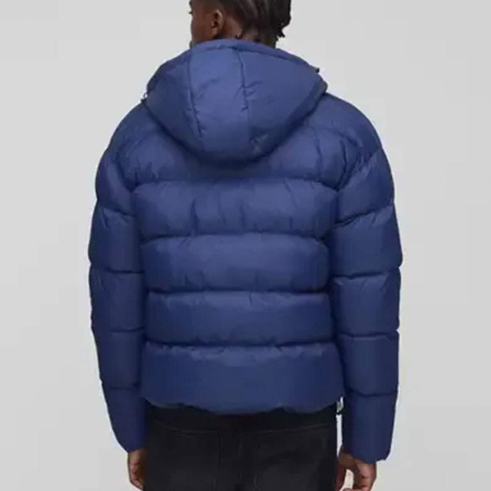 Jackets & Coats Oversized Boxy Faux Double Layer Hooded Puffer Jacket - Image 2