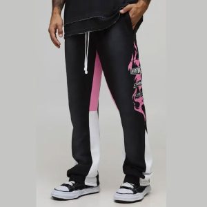 Joggers Slim Stacked Flare Washed Moto Joggers