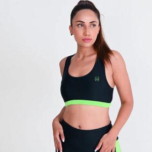 Allure Sports Bra Black_Neon